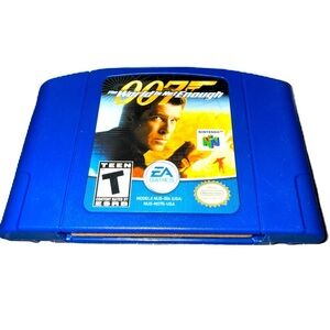 007 The World Is Not Enough N64 Game Videogame Nintendo64 Vintage Original